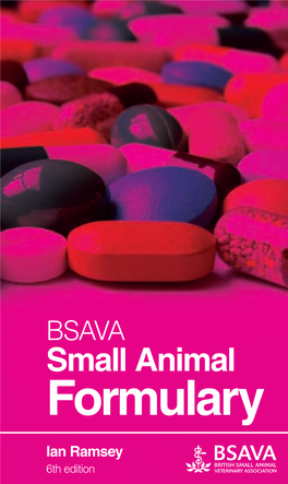 Small Animal Formulary 6Th Edition