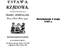 Konstytucja 3 Maja 1791 R