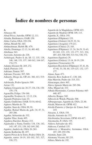Índice De Nombres De Personas Y Lugares, Pp. 607-640