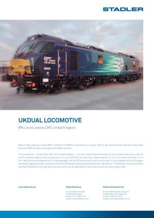 UKDUAL LOCOMOTIVE BRLL to Be Used by DRS, United Kingdom