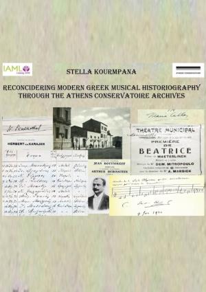 Reconsidering Modern Greek Musical History