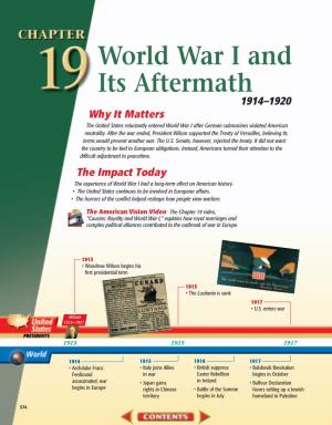 Chapter 19: World War I and Its Aftermath, 1914-1920