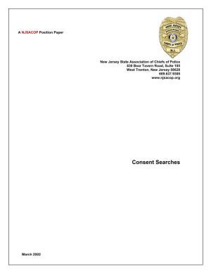 NJSACOP POSITION PAPER-Consent Searches.Pdf