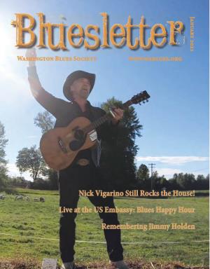 January 2021 BLUESLETTER Washington Blues Society in This Issue