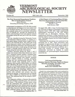 NEWSLETTER Number 85 ISSN 1043-1918 September 1998