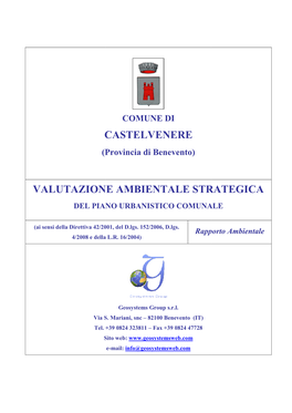 Castelve Valutazione Ambien Castelvenere Utazione