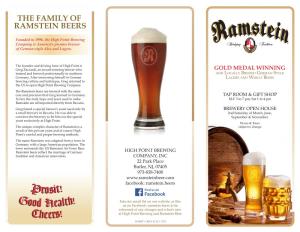 The Family of Ramstein Beers