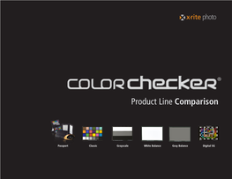 Xrite Colorchecker Comparison Brochure