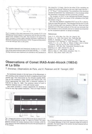 Observations of Comet IRAS-Araki-Alcock (1983D) at La Silla T