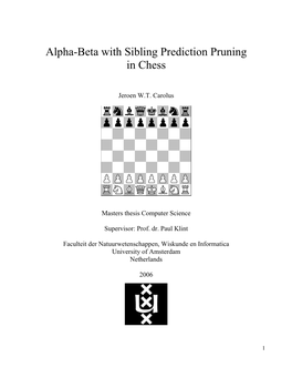 Alpha-Beta with Sibling Prediction Pruning in Chess