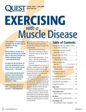 Exercising with a Muscle Disease