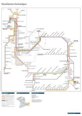 Liniennetz Pässefahrten Zentralalpen