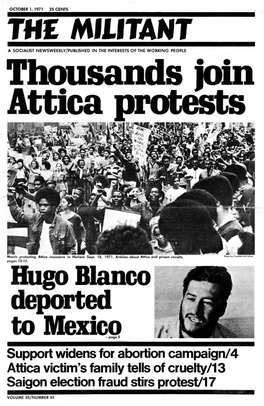 Hugo Blanco Deported •