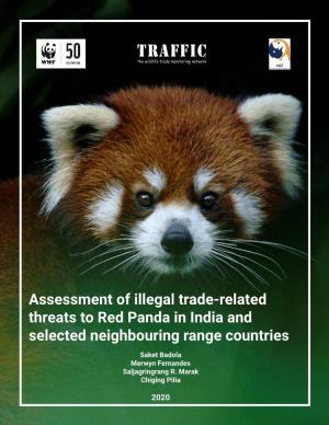 Illegal Trade-Related Threats to Red Panda in India and Selected Neighbouring Range Countries