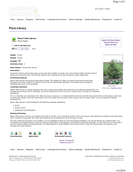 Plant Library Landscape Care & Advice Interior Landscape Garden Maintenance Employment Contact Us