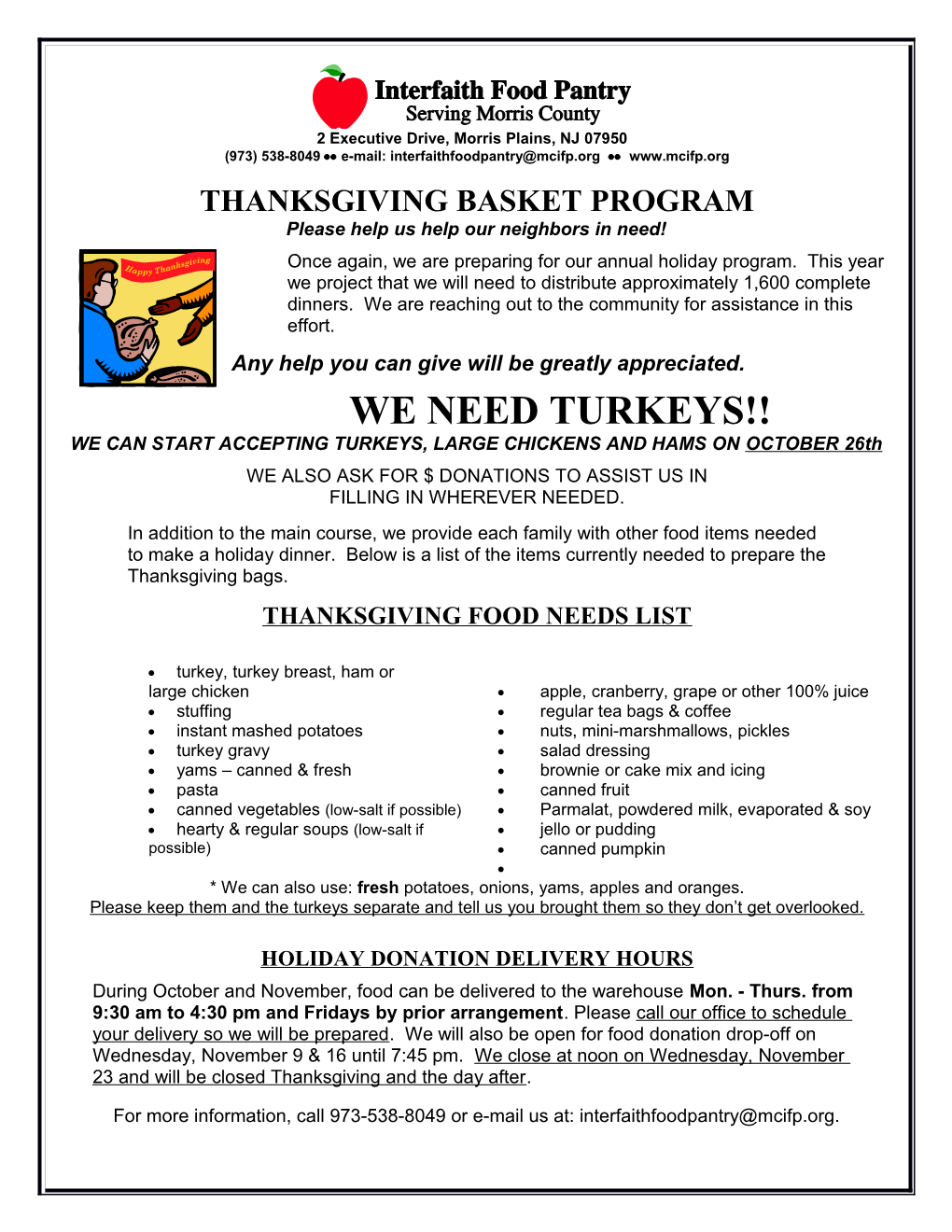 Interfaith Food Pantry