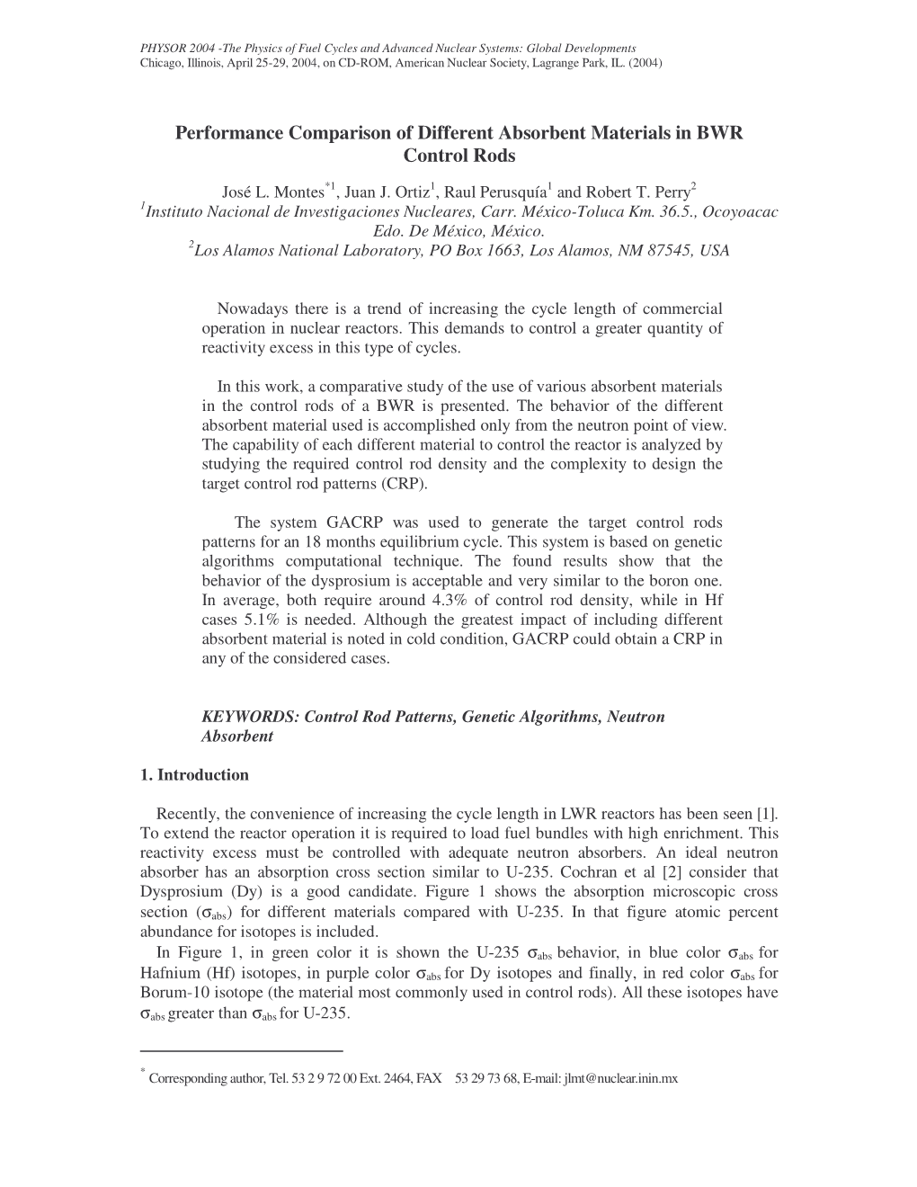 Performance Comparison of Different Absorbent Materials in BWR Control Rods