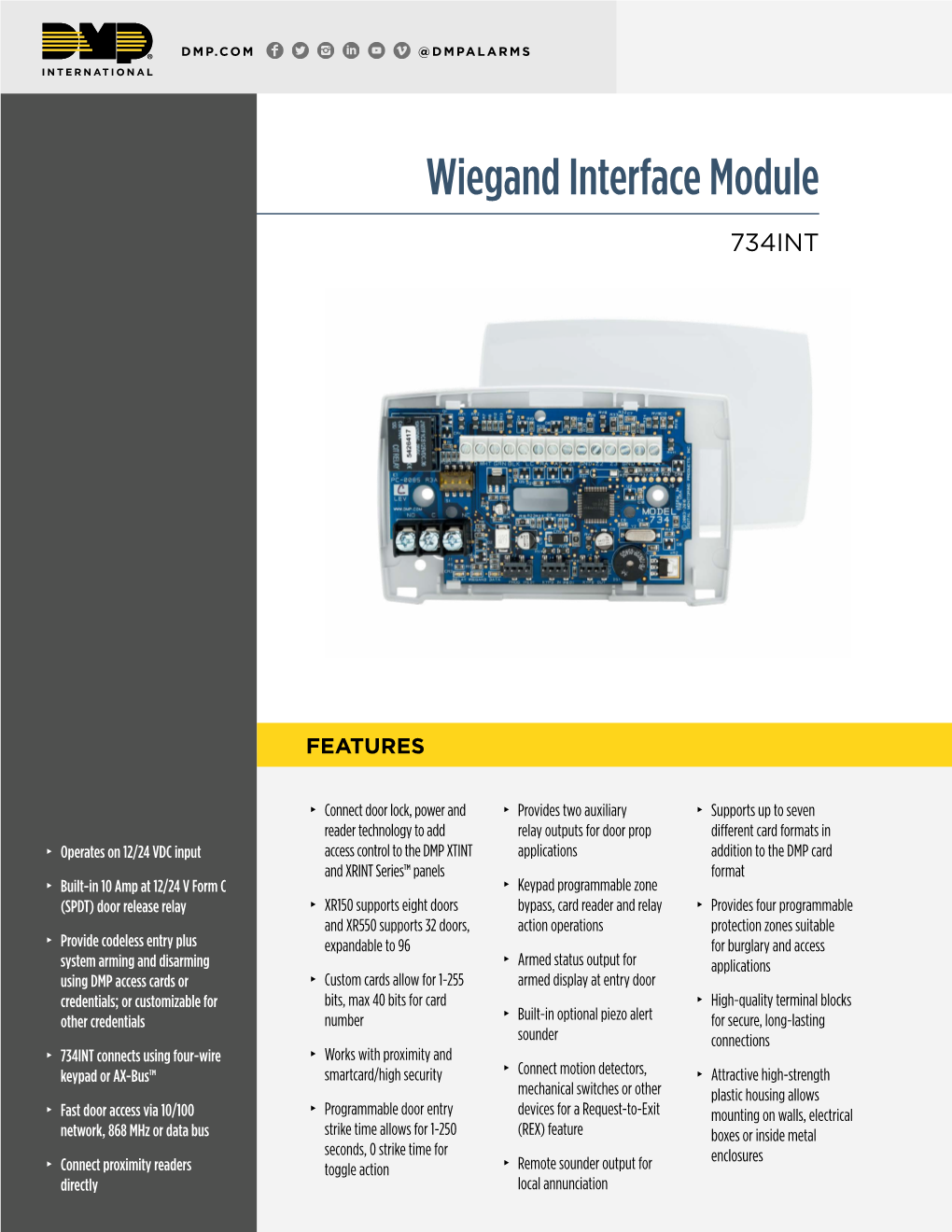 Wiegand Interface Module