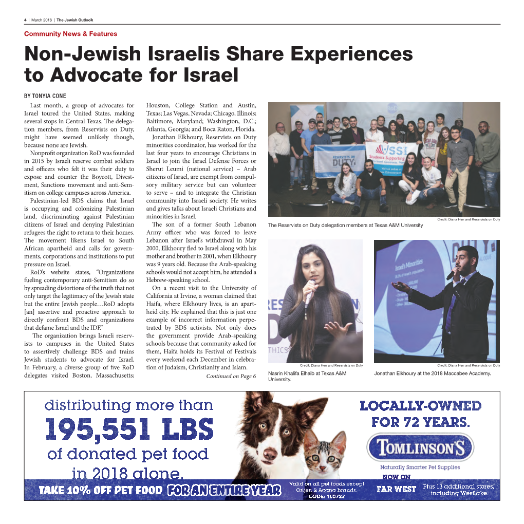 Non-Jewish Israelis Share Experiences to Advocate for Israel