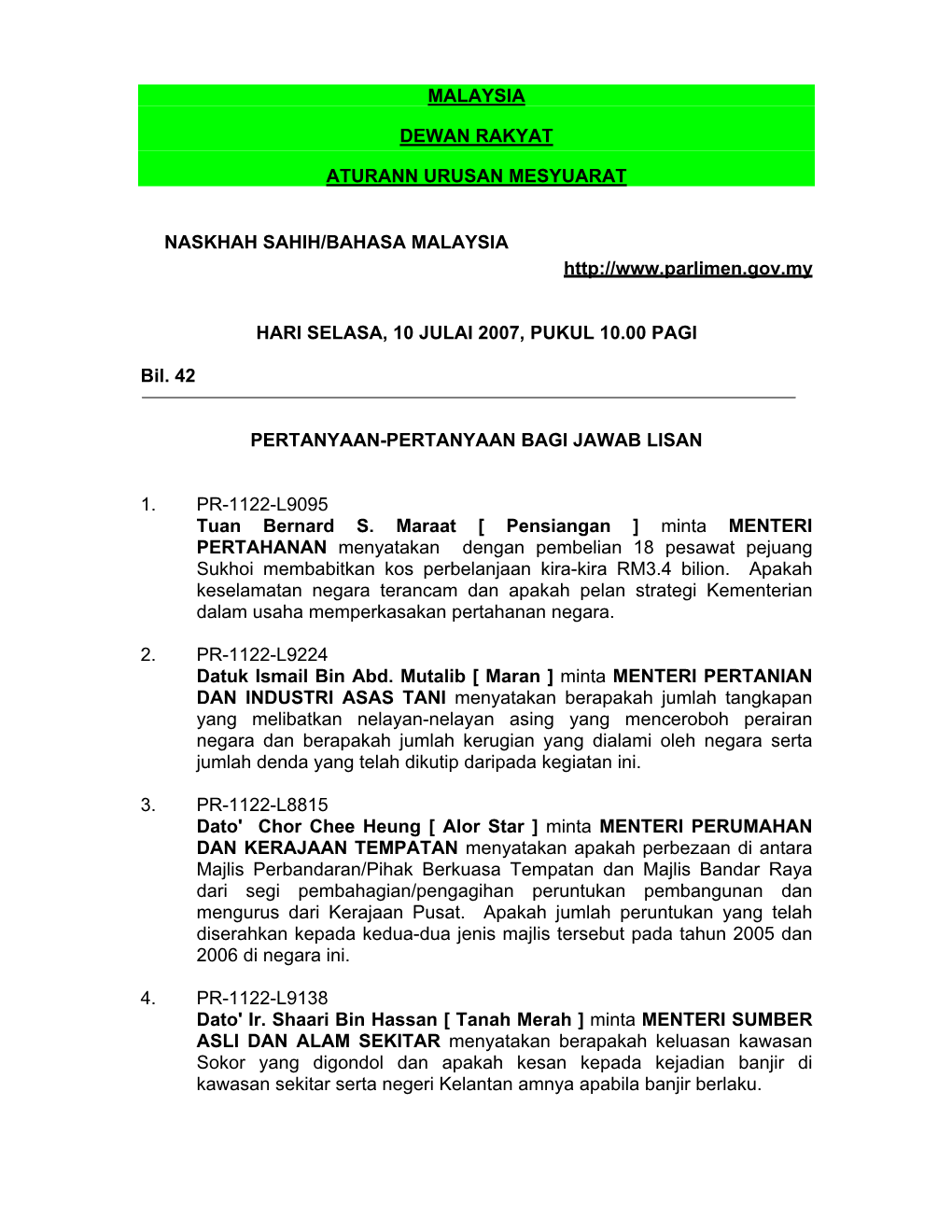 Etnaskhah Sahih/Bahasa Malaysia