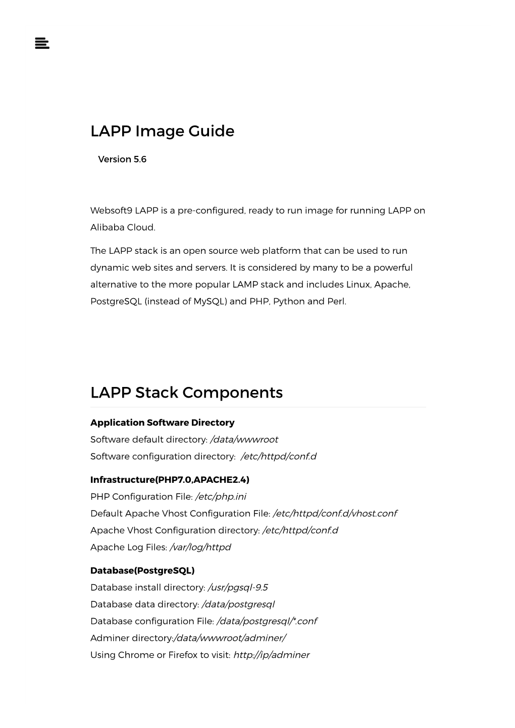LAPP Image Guide LAPP Stack Components