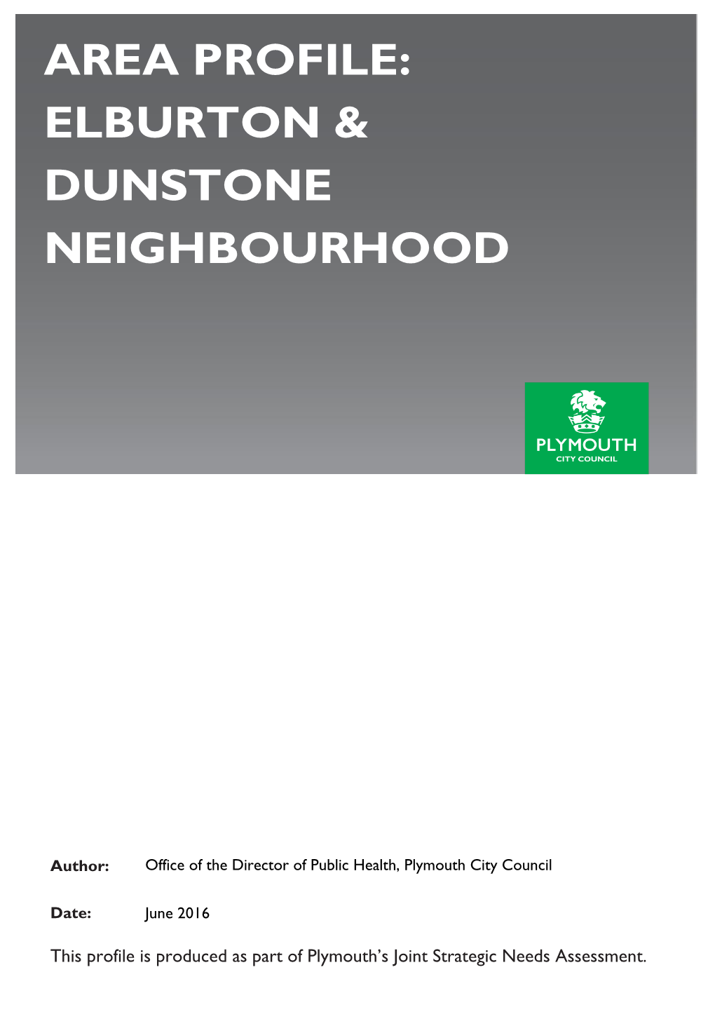 Elburton & Dunstone Neighbourhood