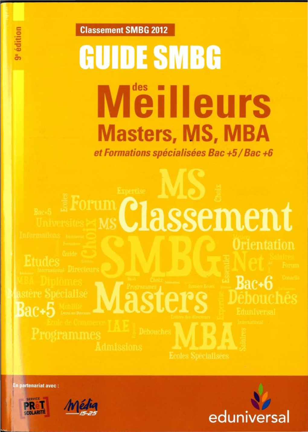 Mëilleurs Masters, MS, MBA Et Formations Spécialisées Bac +5/ Bac +6 T Audit Interne Et Contrôle De Gestion