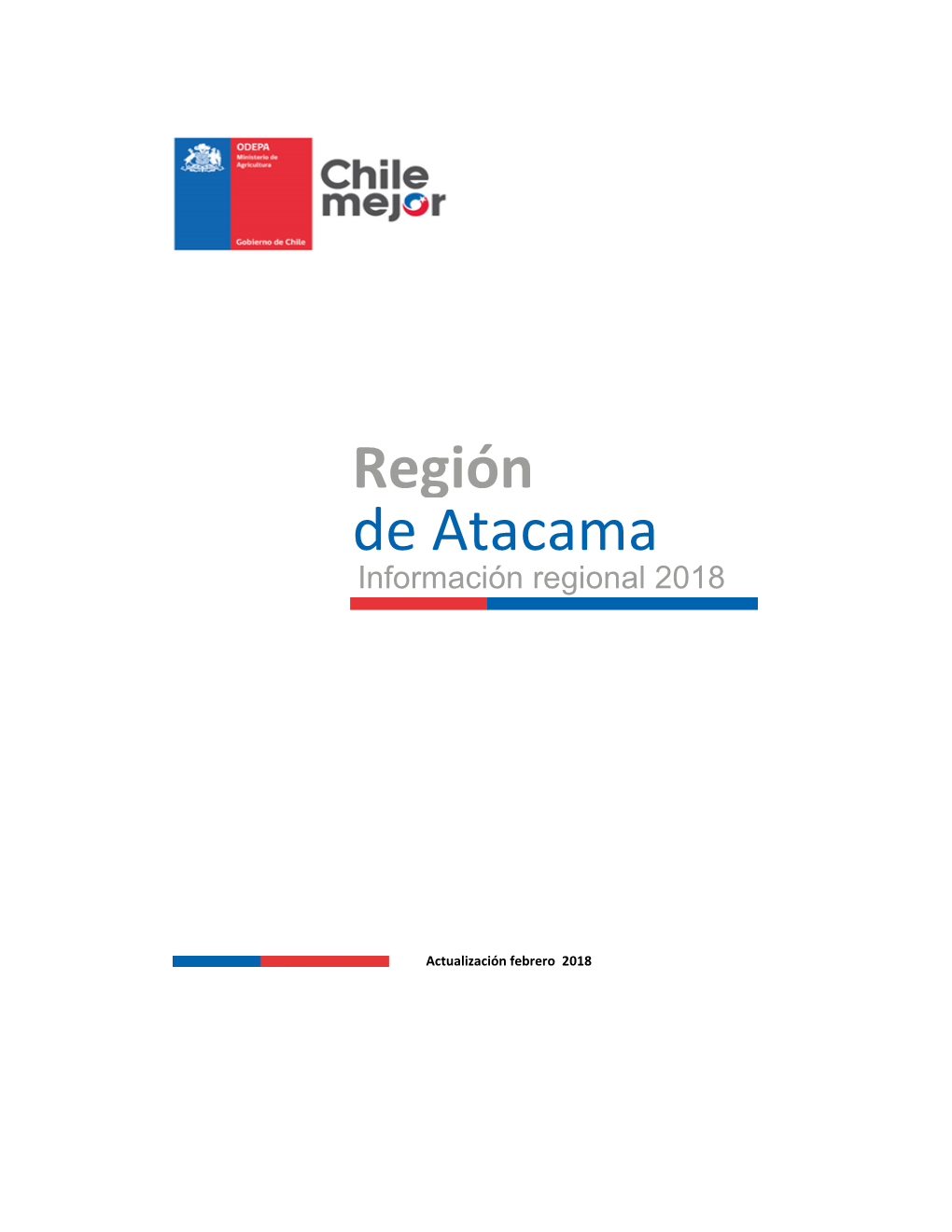 Región De Atacama Información Regional 2018