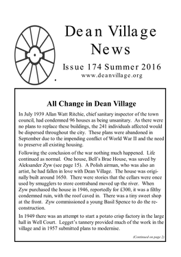Dean Village News Issue 174 Summer 2016