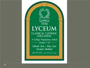 Lyceum Presentation