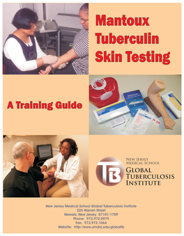 Mantoux Tuberculin Skin Testing