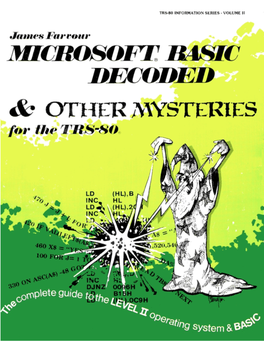 Microsoft BASIC Decoded & Other Mysteries