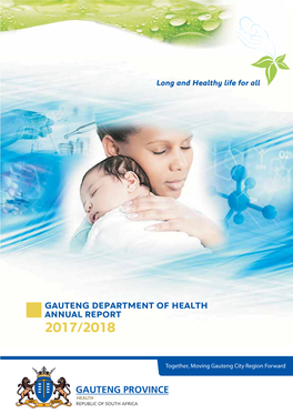 108226 GAUTENG HEATH ANNUAL REPORT 2018 C.Indd