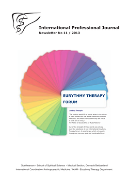 International Professional Journal Newsletter No 11 / 2013