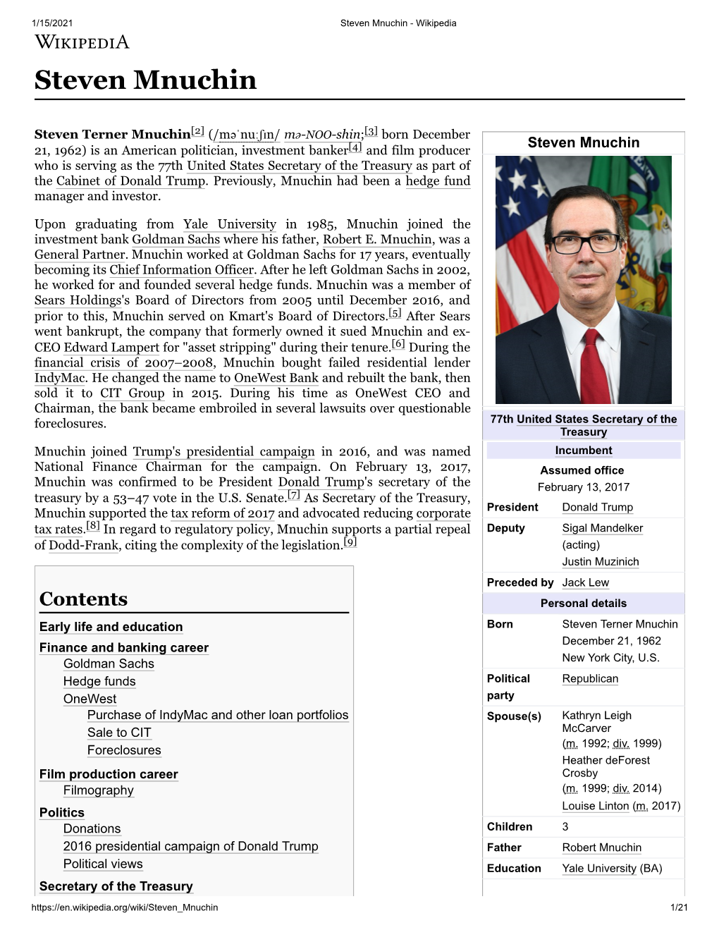 Steven Mnuchin - Wikipedia