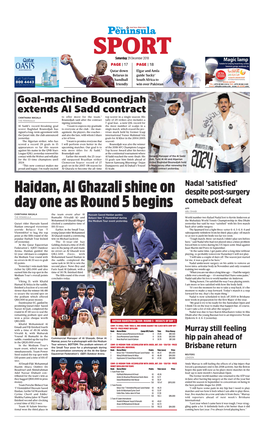 Haidan, Al Ghazali Shine on Day One As Round 5 Begins