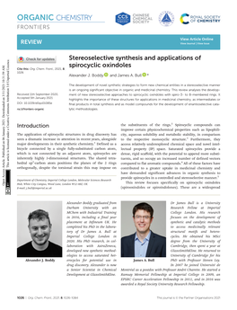 Organic Chemistry Frontiers