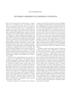 Ottoman Ceramics in European Contexts 373