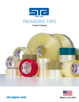 PACKAGING TAPE Product Catalog