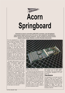 Acorn Springboard