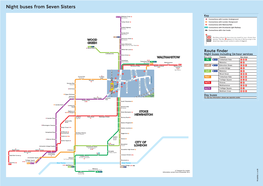 Night Buses from Seven Sisters