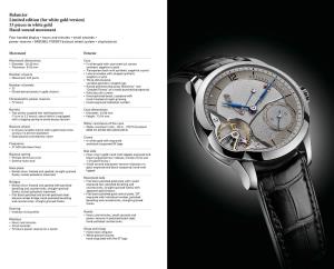 Balancier Limited Edition (For White Gold Version)