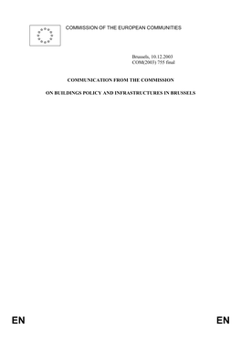 755 Final COMMUNICATION from the COMMISSION on BUILDINGS P