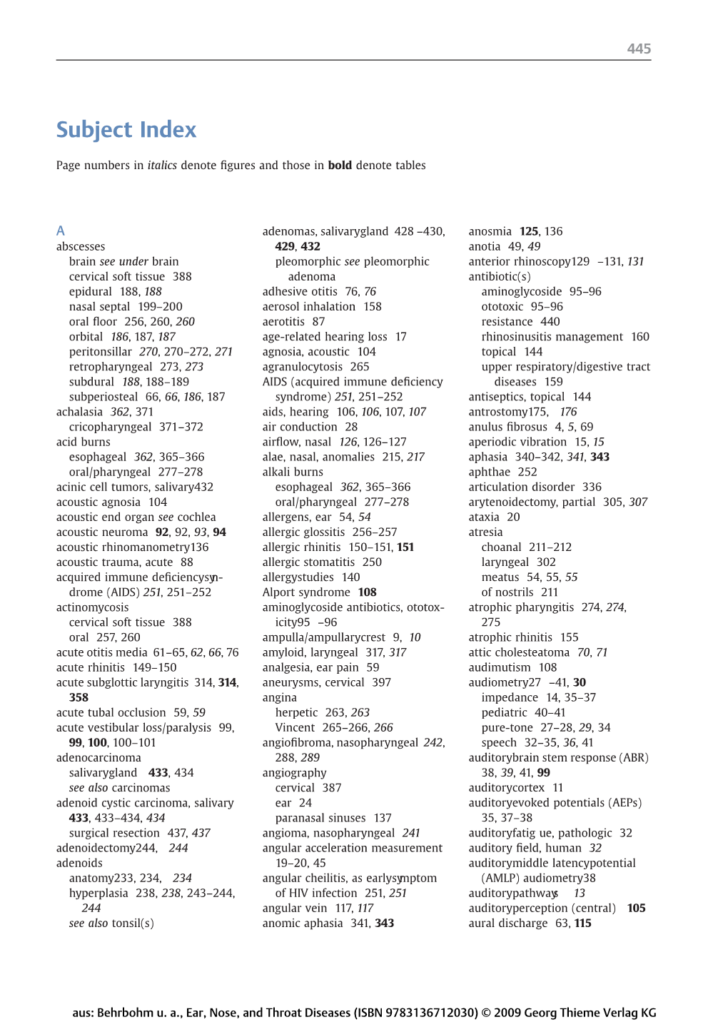 Thieme: Ear, Nose, and Throat Diseases