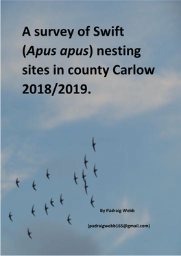 Nesting Sites in County Carlow 2018/2019