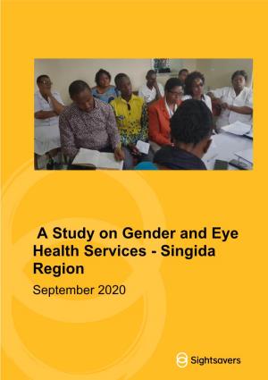 Singida Region September 2020