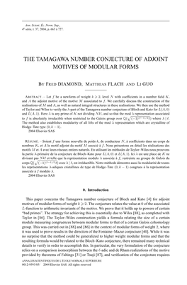 The Tamagawa Number Conjecture of Adjoint Motives of Modular Forms