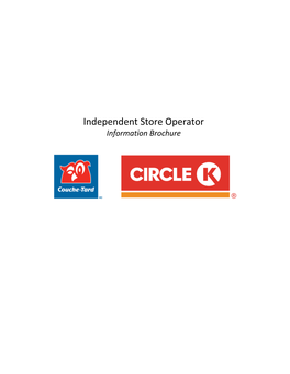 Independent Store Operator Information Brochure