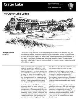 History of the Crater Lake Lodge