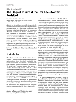 The Floquet Theory of the Two-Level System Revisited